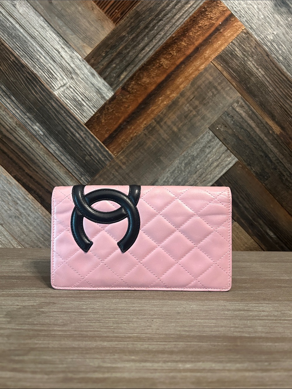 Chanel CC Lambskin Leather Wallet